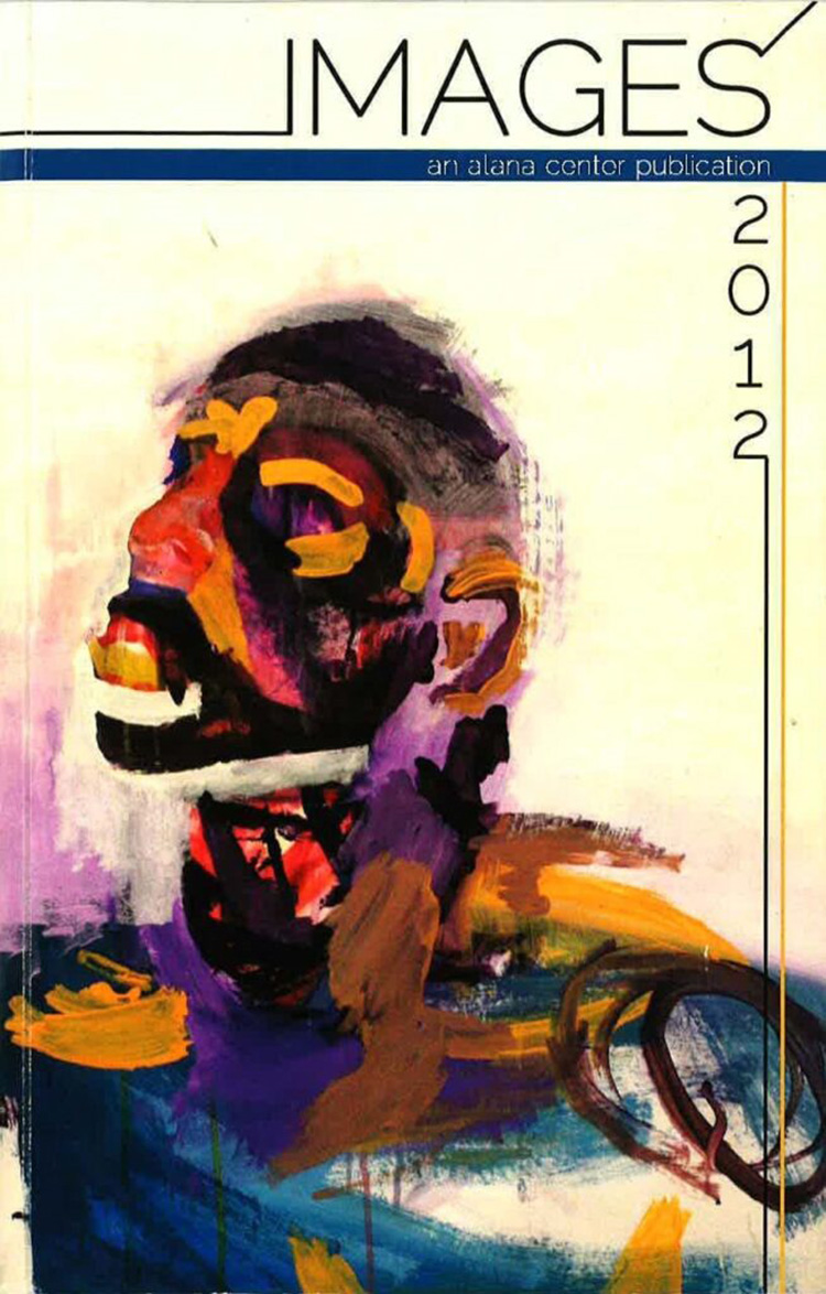 Images cover 2012: An ALANA Center Publication - painting of a person.